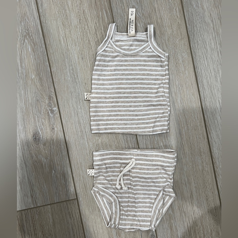 Childhoods Clothing rib knit tank and bloomer set